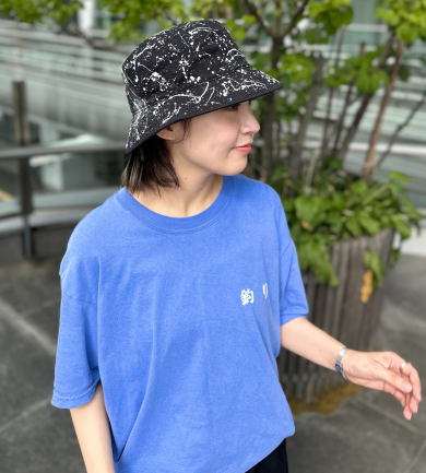 【大人気フィシュボーンチップス🐡ペイントバケットハット】