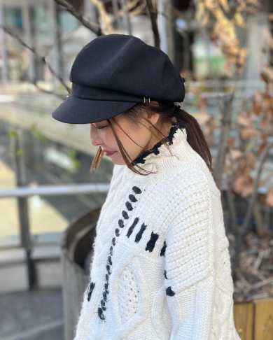 【安定した被り心地🍃ミニフォルムなキャスケット】