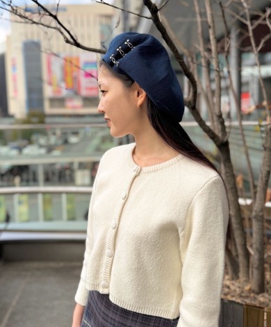 【CA4LAロングセラーアイテム💕✨フック付きベレー】