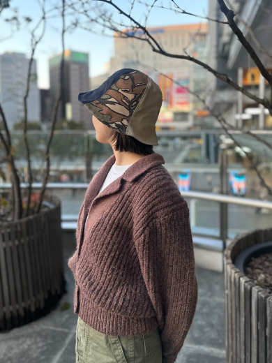 【色んな表情が楽しめる🖼ぐるっと一周ひとつだけミリタリーのメトロハット🚇】