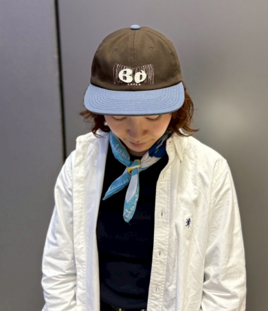 【シワになりにくいポリエステル×綿素材をセレクト⛅💙洗えるベースボールキャップ】