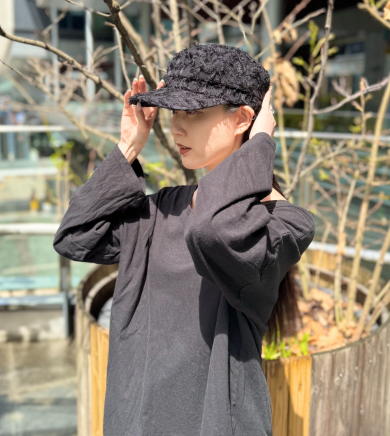 【ふわっと動くジャガード生地が🙆💎✨UVカット機能付きワークキャップ】