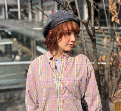 【春夏に嬉しい機能満載🌸🍃ネイティブ柄風ニットベレー】