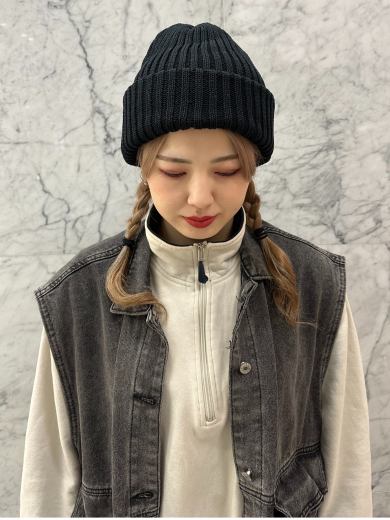 【肉厚でボリューム感UP➹シンプルニット帽◆】