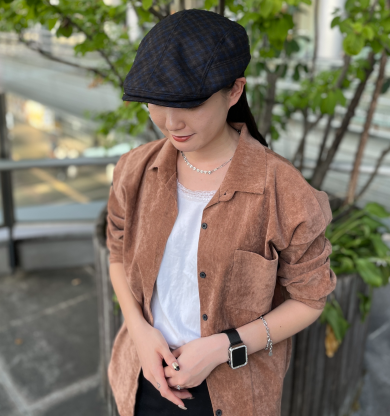 【チェック柄が目を引く👀コンパクトハンチング】