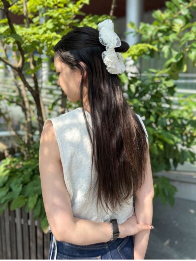 【手首に付けてアクセサリーとしても活躍◎シュシュ】