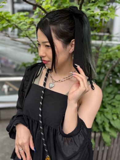 【腕につけてワンポイントとしても◎リボンシュシュ🎀】