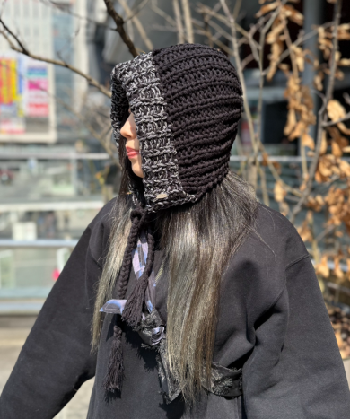 【ロングシーズン楽しめる💚✨ニットフード】