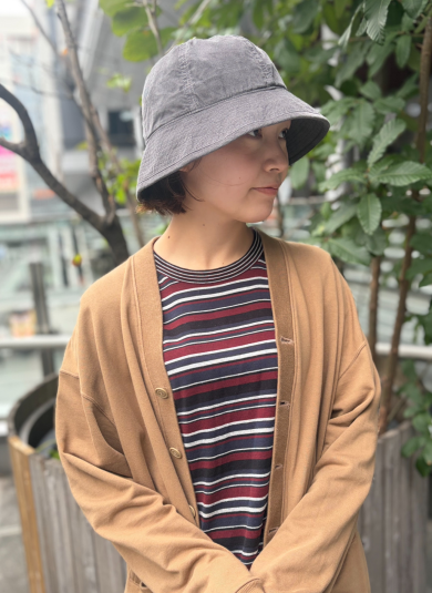 【すっぽりと安定したかぶり心地👍💕ウォッシャブル仕様のメトロハット】