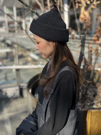 【着用は男女兼用◎手洗い可能の折り返しニット】