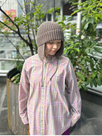 【イヤーフラップ付きで防寒性抜群👌コラボニット帽】