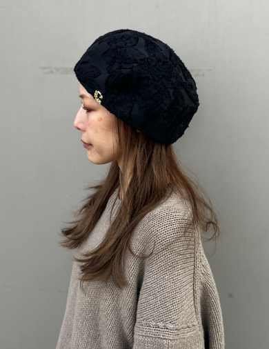 【コロンと丸みのシルエット🌼ジャガードベレー】