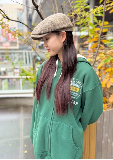 【程よいボリュームと深さで頭にフィット☻ハンチング】