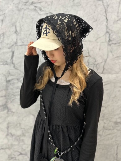 【カジュアルにもキレイめにも合わせやすいシンプルロゴ付きキャップ◐】