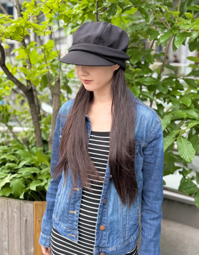【紫外線対策としても◎😝✨洗える＆UVカット機能付きのキャスケット】