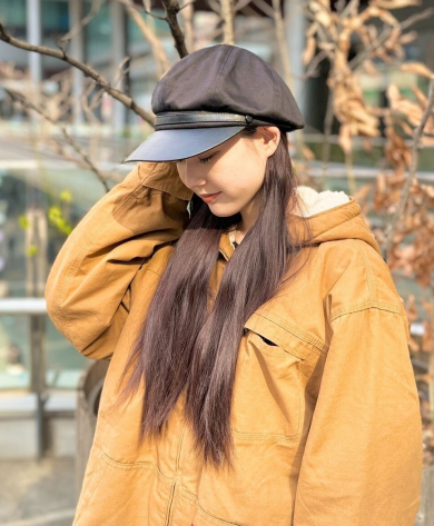 【こだわりの美しいシルエット💎✨シンプルキャスケット】