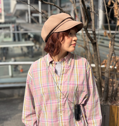 【程よいボリュームとキレイな丸み✨✨シンプルキャスケット】