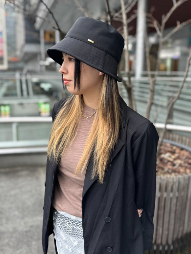 【シンプルなデザインが老若男女問わず愛される💜定番商品バケットハット○】
