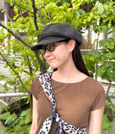 【通気性バツグン😊💗ペーパークロスの洗えるキャスケット】