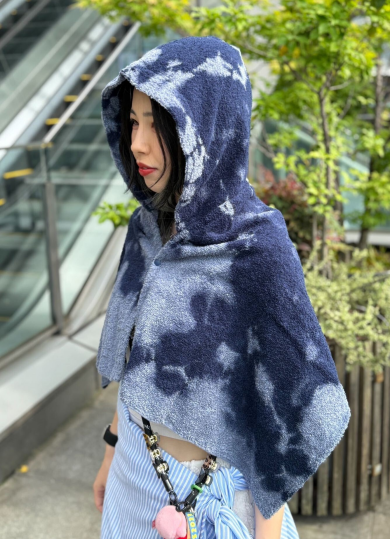 【アレンジ等もできるタイダイ柄のポンチョ◎◎】