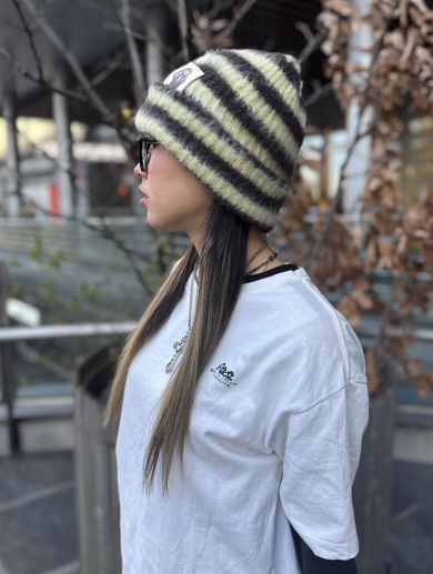 【程良いボリュームで存在感◎ボーダー柄ニット🦓】