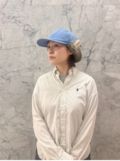 【フェイクファーがフワフワのシコロ付キャップ】