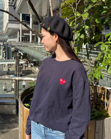 【チャームやビジューをひとつひとつ手作業で飾り付け💎✨<CA4LA ATELIER>で製作したベレー】