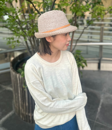【MIXカラーで優しい肌触り👩ニットハット】