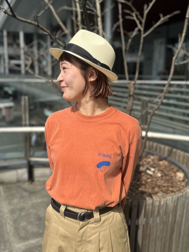 【小つばで男女問わず被れる👥中折れハット】