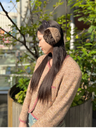 【程よい大きさで防寒対策ばっちり✊イヤマフ】