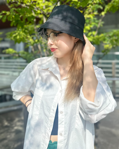 【その日の気分で変えれる(^▽^)リバーシブルバケットハット】