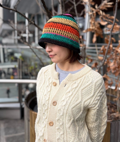 【鮮やかなカラーが目を惹く🍃✨チューリップハット】