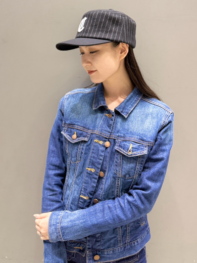 【メンズライクにもってこい‼ストライプ柄キャップ】