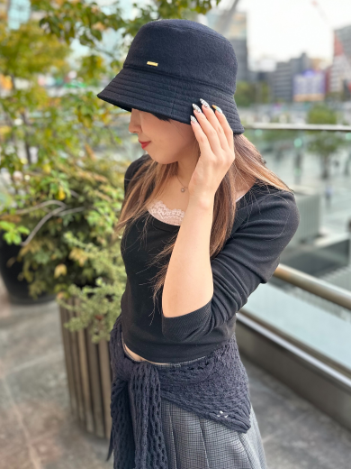 【定番商品☝シンプルバケットハット】