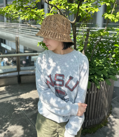 【ケーブル編みがキュート🧶涼しげのあるハット】