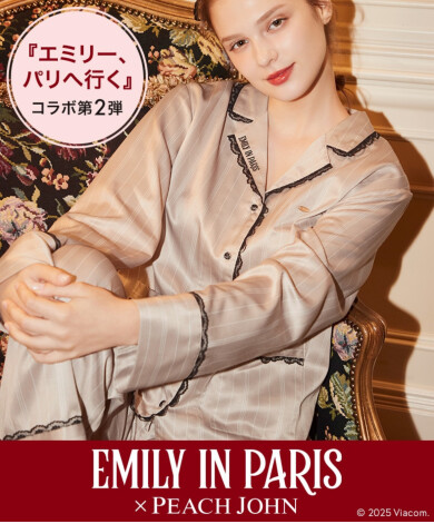 【大人気】EMILY IN PARIS × PEACH JOHN第2弾発売中🗼🥐🌹