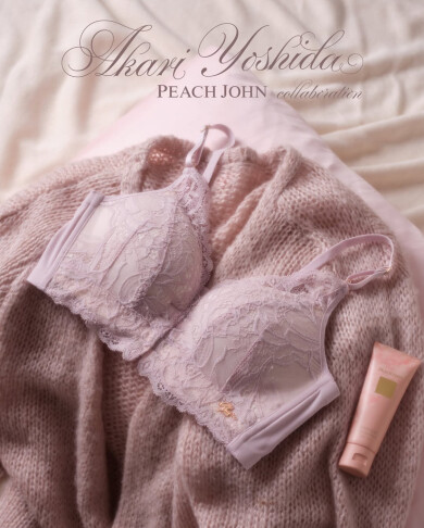 【数量限定コラボ】吉田朱里×PEACH JOHN♡‬フロントホックナイトブラ✧*｡