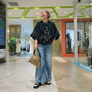 【trois】夏も涼しく着れるアイテムです🙋‍♀️🍏