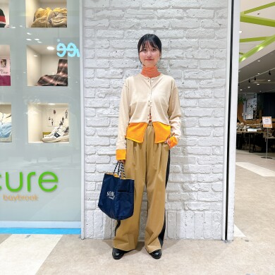 【trois】サイドラインがポイント！ワイドパンツ😉