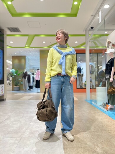 【ADAWAS】贅沢なカシミヤニットのレイヤード🧶