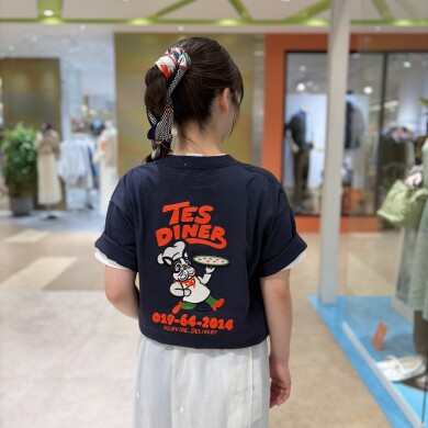  【TES】刺繍Tシャツがかわいい🐶