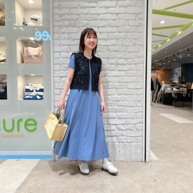 【ADAWAS】サラっと着れるワンピース👗