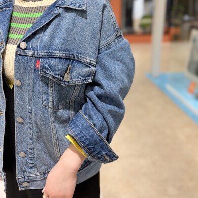 【Levi's】cure初登場‼️デニムジャケットが春らしい☘️