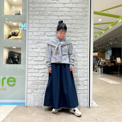 【SCYE】スウェット×フードスカーフが必須‼️