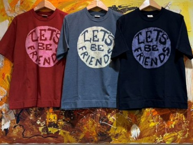 バティック染めTシャツ