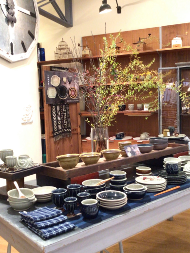 今日から「まゆみ窯展」始まりました!