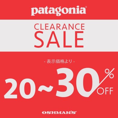 patagonia クリアランスセール