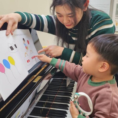 お子様のはじめての習い事に「幼児の基礎音楽教室」