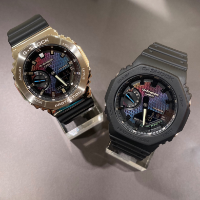 【G-SHOCK】光の角度で色が変わる⁉︎レインボーカラーウォッチ！
