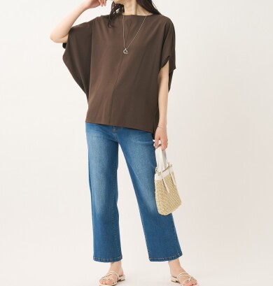 👗着るだけで、涼やかに。シワになりにくい「さらてろ」ブラウスで時短コーデ👗